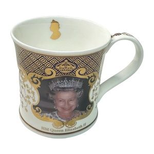 Dunoon HM Queen Elizabeth II Portrait Longest Reigning Monarch Tea Coffee Mug
